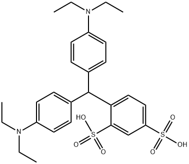 4-[bis[4-(diethylamino)phenyl]methyl]benzene-1,3-disulphonic acid