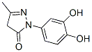 3H-Pyrazol-3-one, 2-(3,4-dihydroxyphenyl)-2,4-dihydro-5-methyl- (9CI)