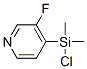 Pyridine, 4-(chlorodimethylsilyl)-3-fluoro- (9CI)