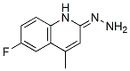2(1H)-Quinolinone,6-fluoro-4-methyl-,hydrazone(9CI)
