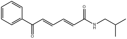 2,4-Hexadienamide, N-(2-methylpropyl)-6-oxo-6-phenyl-, (E,E)-
