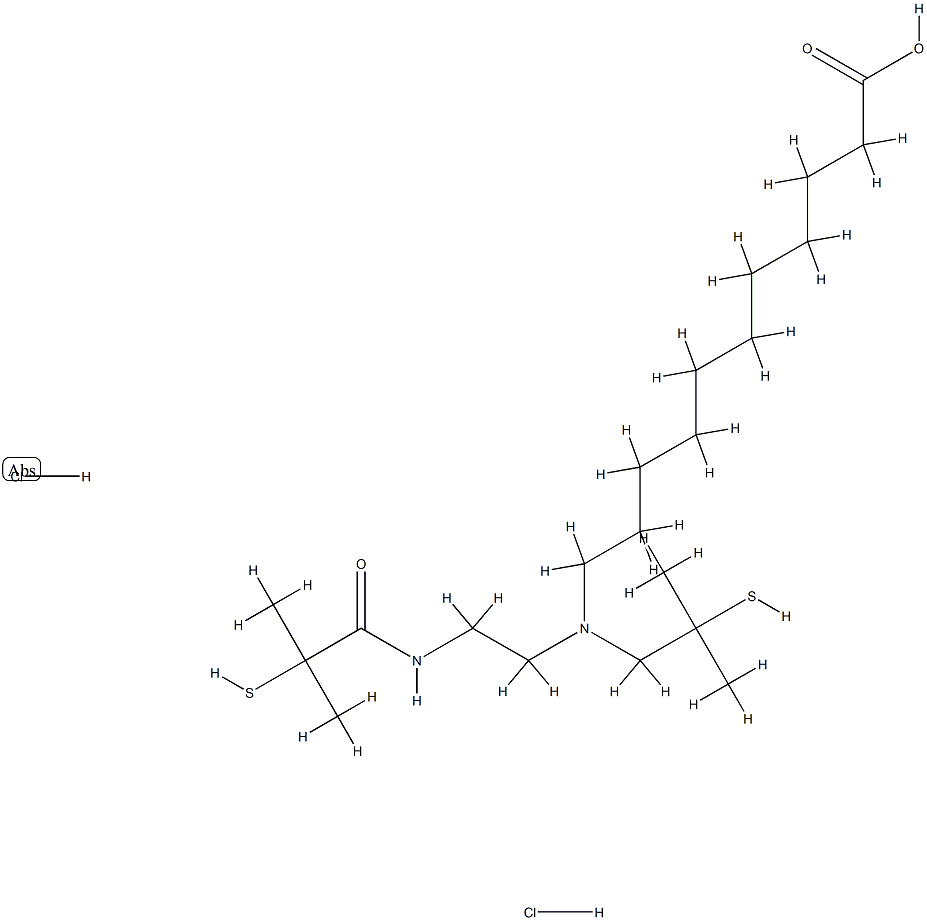 N-(11-undecanoic acid)-N,N'-bis(2-methyl-2-mercaptopropyl)ethylenediamine