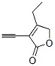 2(5H)-Furanone, 4-ethyl-3-ethynyl- (9CI)
