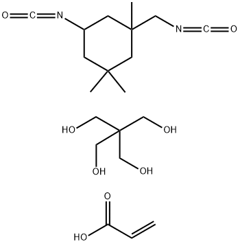 2-Propenoic acid, polymer with 2,2-bis(hydroxymethyl)-1,3-propanediol and 5-isocyanato-1-(isocyanatomethyl)-1,3,3-trimethylcyclohexane