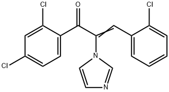 2-Propen-1-one,  3-(2-chlorophenyl)-1-(2,4-dichlorophenyl)-2-(1H-imidazol-1-yl)-