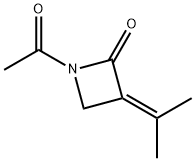 2-Azetidinone, 1-acetyl-3-(1-methylethylidene)- (9CI)