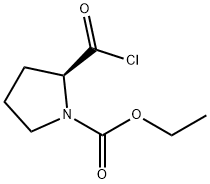 1-Pyrrolidinecarboxylic acid, 2-(chlorocarbonyl)-, ethyl ester, (2S)- (9CI)