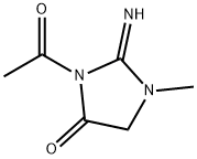 4-Imidazolidinone, 3-acetyl-2-imino-1-methyl- (9CI)