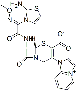 7-(2-(2-aminothiazolyl)-2-methoxyiminoacetamido)-3-(imidazo(1,2-a)pyridinium-1-yl)methyl-3-cephem-4-carboxylate