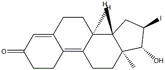 delta(9)-16-iodo-19-nortestosterone