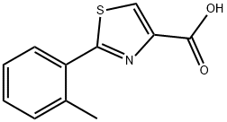 2-(2-甲基苯基)-1,3-噻唑-4-羧酸