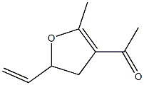 Ethanone, 1-(5-ethenyl-4,5-dihydro-2-methyl-3-furanyl)-, (-)- (9CI)
