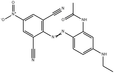 2,6-Dicyano-4-nitro-2'-acetylamino-4'-(dimethylamino)azobenzene