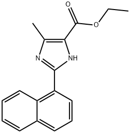 5-甲基-2-萘-1-YL-3H-咪唑-4-羧酸乙酯