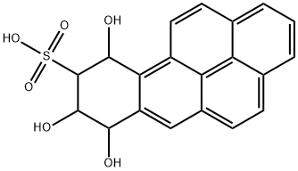 7,8,10-TRIHYDROXY-7,8,9,10-TETRAHYDROBENZO(A)PYRENE-9-SULPHONATE