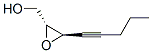 Oxiranemethanol, 3-(1-pentynyl)-, (2R-trans)- (9CI)