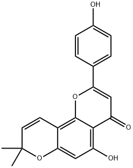 5-羟基-2-(4-羟基苯基)-8,8-二甲基-4H,8H-苯并[1,2-B:3,4-B']二吡喃-4-酮