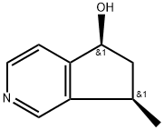 5H-Cyclopenta[c]pyridin-5-ol,6,7-dihydro-7-methyl-,(5R,7S)-rel-(-)-(9CI)