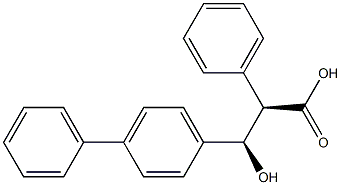 beta-Hydroxy-alpha-phenyl-(1,1'-biphenyl)-4-propanoic acid, (R',R')-(+)-
