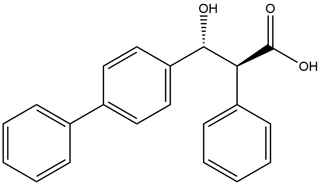 beta-Hydroxy-alpha-phenyl-(1,1'-biphenyl)-4-propanoic acid, (R',S')-(+)-