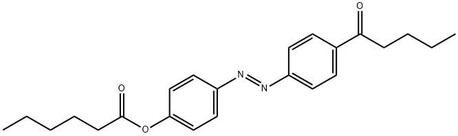 [4-(4-pentanoylphenyl)diazenylphenyl] hexanoate
