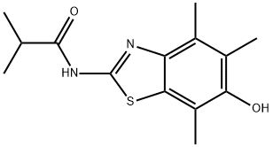 Propanamide,  N-(6-hydroxy-4,5,7-trimethyl-2-benzothiazolyl)-2-methyl-