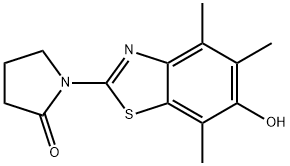 2-Pyrrolidinone,  1-(6-hydroxy-4,5,7-trimethyl-2-benzothiazolyl)-