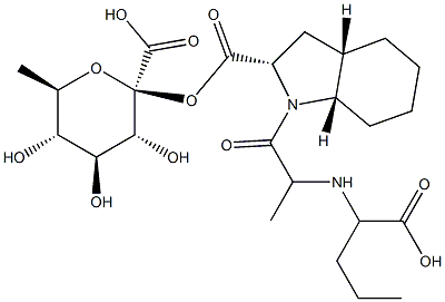 [2S-[1[R*(R*)],2ALPHA,3ABETA,7ABETA]]-BETA-D-吡喃葡萄糖醛酸 1-[1-[2-[(1-羧基丁基)氨基]-1-氧代丙基]八氢-1H-吲哚-2-羧酸酯]