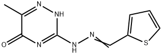 (E)-6-methyl-3-(2-(thiophen-2-ylmethylene)hydrazinyl)-1,2,4-triazin-5-ol