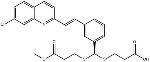 (S,E)-3-((3-(2-(7-chloroquinolin-2-yl)vinyl)phenyl)(3-Methoxy-3-oxopropylthio)Methylthio)propanoic acid