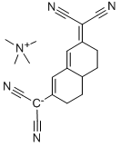 METHANAMINIUM, N,N,N-TRIMETHYL-, SALT WITH [7-(DICYANOMETHYLENE)-3,4,4A,5,6,7-HEXAHYDRO-2-NAPHTHALENYL]PROPANEDINITRILE (1:1)