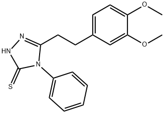5-[2-(3,4-dimethoxyphenyl)ethyl]-4-phenyl-4H-1,2,4-triazole-3-thiol