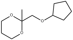 1,3-Dioxane,2-[(cyclopentyloxy)methyl]-2-methyl-(9CI)