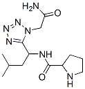 5-(1-(2-pyrrolidinylcarbonyl)amino-3-methylbutyl)-2-tetrazolylacetamide