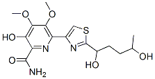 6-[2-(1,4-Dihydroxypentyl)-4-thiazolyl]-3-hydroxy-4,5-dimethoxy-2-pyridinecarboxamide