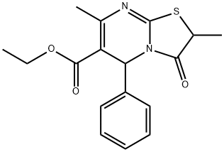 ETHYL 2,7-DIMETHYL-3-OXO-5-PHENYL-2,3-DIHYDRO-5H-[1,3]THIAZOLO[3,2-A]PYRIMIDINE-6-CARBOXYLATE