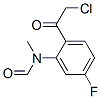 Formamide,  N-[2-(chloroacetyl)-5-fluorophenyl]-N-methyl-  (9CI)