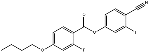 4-CYANO-3-FLUOROPHENYL 4-BUTOXY-2-FLUOROBENZOATE