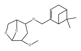 .beta.-D-ribo-Hexopyranose, 1,6-anhydro-3-deoxy-4-O-(6,6-dimethylbicyclo3.1.1hept-2-en-2-yl)methyl-2-O-methyl-, (1R)-