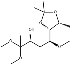 altro-2-Octulose, 1,4,8-trideoxy-5-O-methyl-6,7-O-(1-methylethylidene)-, dimethyl acetal