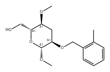 .beta.-ribo-Hexopyranoside, methyl 3-deoxy-4-O-methyl-2-O-(2-methylphenyl)methyl-