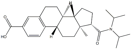 17-(N,N-diisopropylcarboxamide)estra-1,3,5(10)-triene-3-carboxylic acid