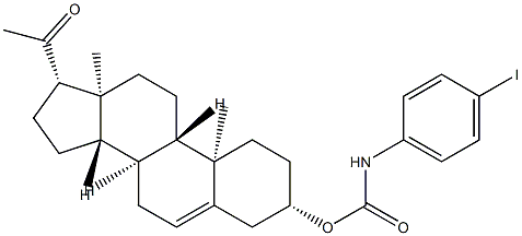 N-(4-iodophenyl)pregnenolone 3-carbamate