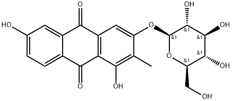 3-(β-D-Glucopyranosyloxy)-1,6-dihydroxy-2-methyl-9,10-anthracenedione
