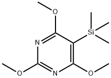Pyrimidine, 2,4,6-trimethoxy-5-(trimethylsilyl)- (9CI)