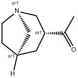 Ethanone, 1-(1-azabicyclo[3.2.1]oct-3-yl)-, exo- (9CI)
