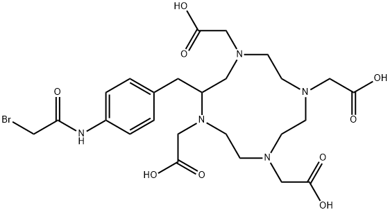 4-bromoacetamidobenzyl-1,4,7,10-tetraazacyclododecane-N,N',N'',N'''-tetraacetic acid