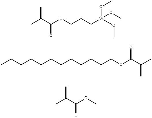 2-Propenoic acid, 2-methyl-, dodecyl ester, polymer with methyl 2-methyl-2-propenoate and 3-(trimethoxysilyl)propyl 2-methyl-2-propenoate