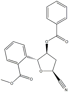 ((2R,3S,5S)-3-(Benzoyloxy)-5-cyanotetrahydrofuran-2-yl)methyl benzoate