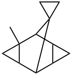 Spiro[cyclopropane-1,9-tetracyclo[3.3.1.02,4.06,8]nonane], 2-methyl-, (1-alpha-,2-alpha-,4-alpha-,5-alpha-,6-ba-,8-ba-)- (9CI)